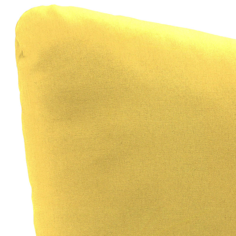 Extra Large Outdoor Square Pillows 24 x 23 Tufted Comfort, Yellow
