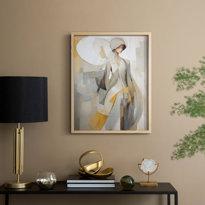 WOMEN Series CXL - reproduction encadrée de qualité supérieure - prête à être accrochée - aucun clou requis