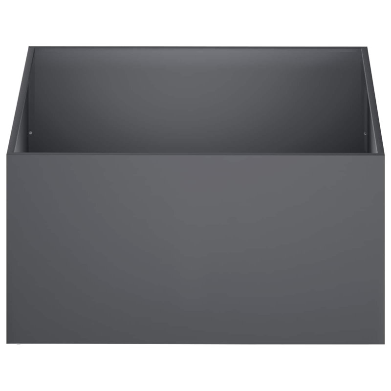 Planter, 40cm H x 60cm W x 60cm D, Anthracite, 2