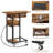 Sacson End Table with Storage and Built-In Outlets