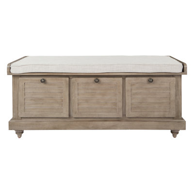 Almira Polyester Blend Upholstered Storage Bench
