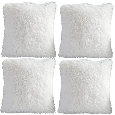 Faux Fur Throw Pillow