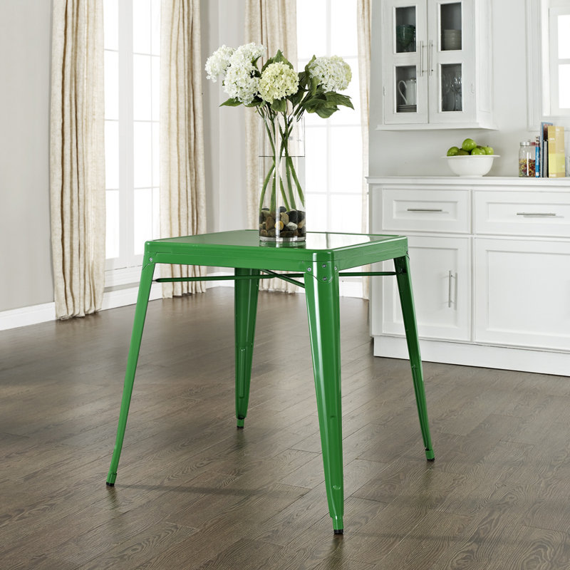 Table de salle à manger Agamveer, Vert