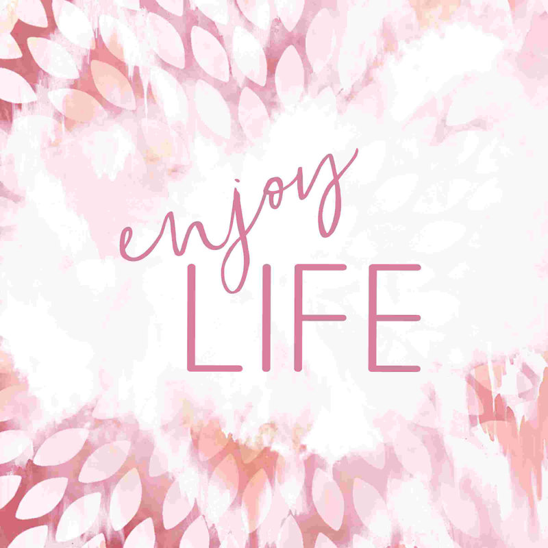 Enjoy Life Blush 2, H 20 po x l 20 po