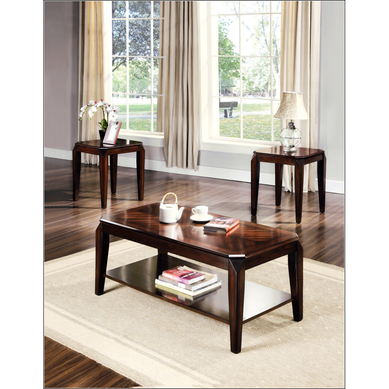 3PC Pack Coffee With End Table Set
