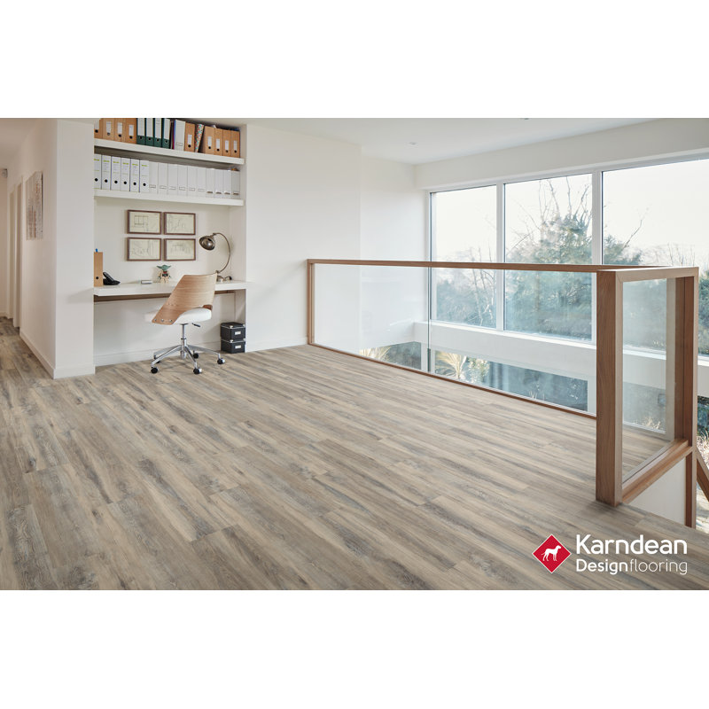 Canaletto 4.5mm Thick 9.84'' W x 41.3'' L Oak Vinyl Plank, Quarry Stone