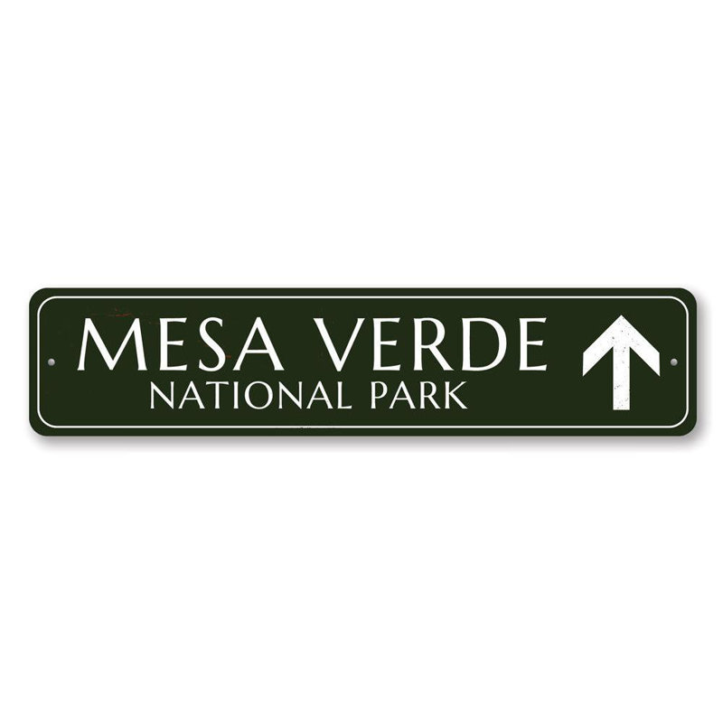 Enseigne en aluminium personnalisée National Park, H 6 po x l 24 po x P 0,063 po