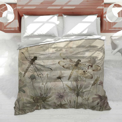 Dragonflies Nature Cotton Blend Comforter