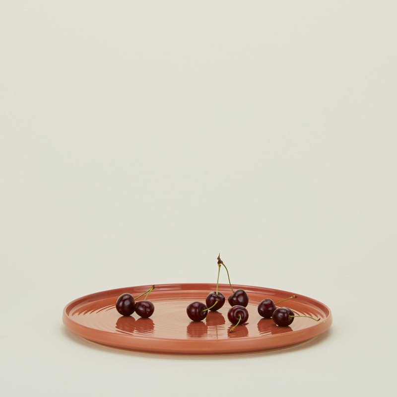 Essential Stoneware Platter, Terracotta