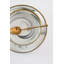 Bol en marbre avec bordure dorée «The Luxury Collection» - grand 7,4 po
