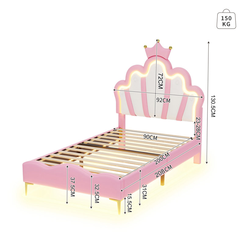 Standard, European Single (90 x 200 cm), Pink