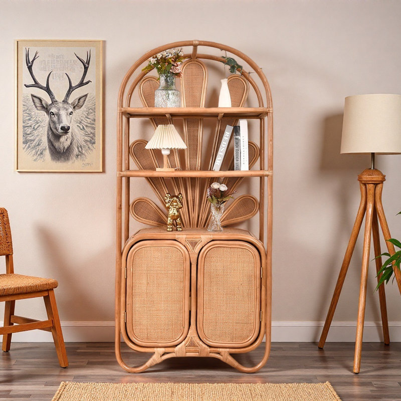 Bibliothèque de style nordique minimaliste