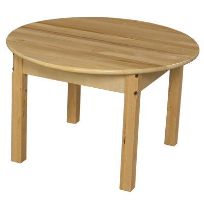 Circular Hardwood Table
