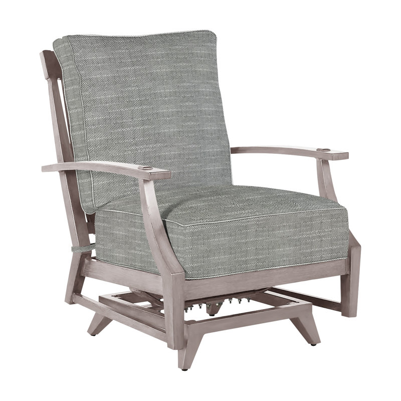 Méridienne Croquet Aluminium Spring - Huître, InsideOut® Rollo ‑ lin argent, Welt, Huître