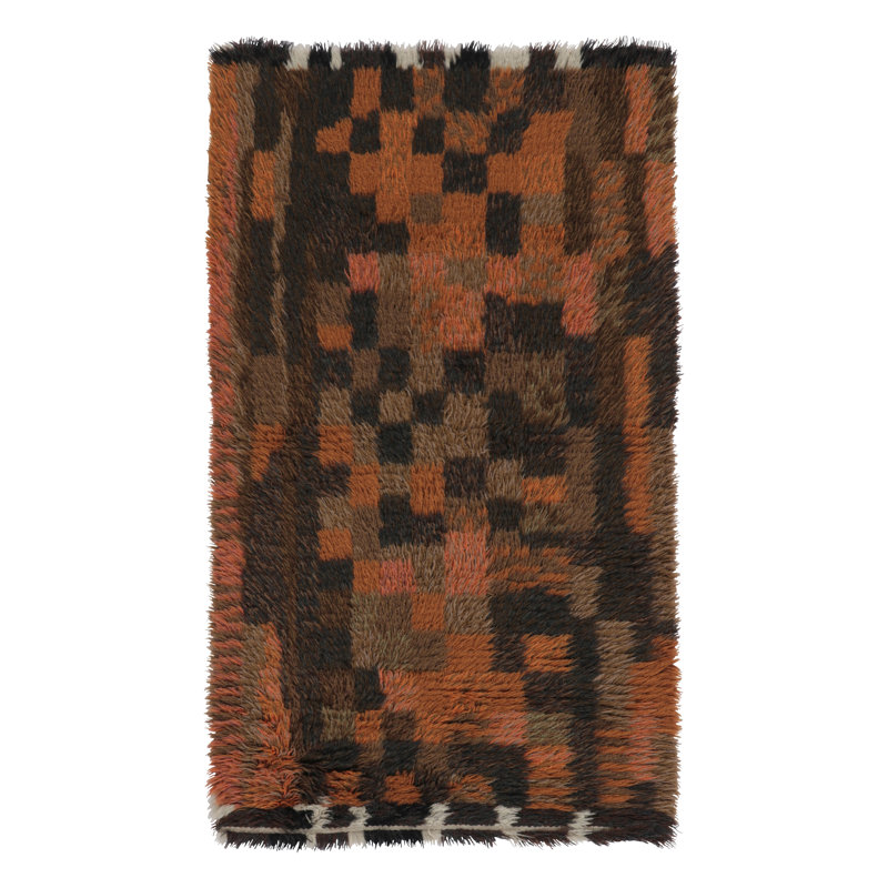 Scandinavian One-of-a-Kind 2'8x4'7 Hand Knotted Area Rug