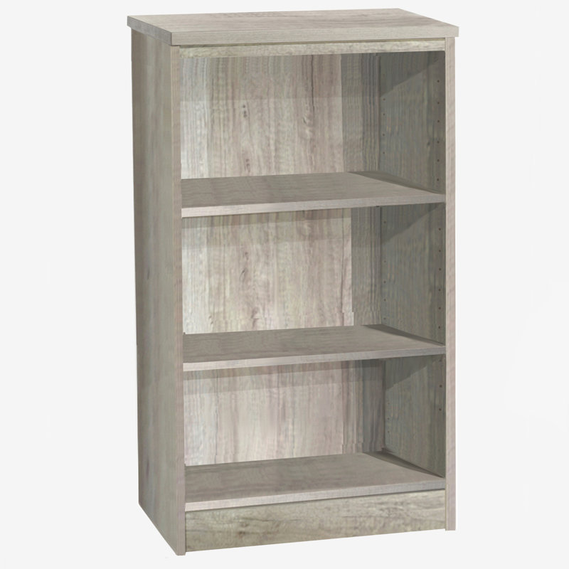 Brendetta 103cm H x 60cm W Standard Bookcase, Grey Nebraska