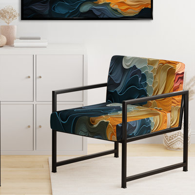 Chaise d'appoint rembourrée Biomorphism Organic Forms V