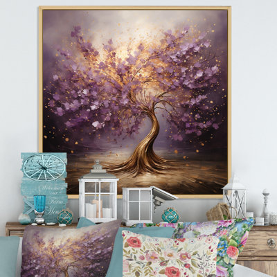 Purple Magictree Essence - Tree Wall Art