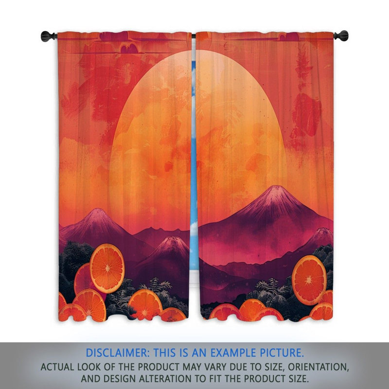 Suetta Sheer Curtain Single Panel, 50"W x 84"L