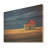 Minimalism Yellow And Blue Barn Country Side - Barn Wood Wall Art On Natural Pine Wood-857564380