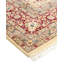 Tapis ivoire en laine noué à la main de conception unique 8 pi 2 po x 16 pi 1 po Lieza Mogul