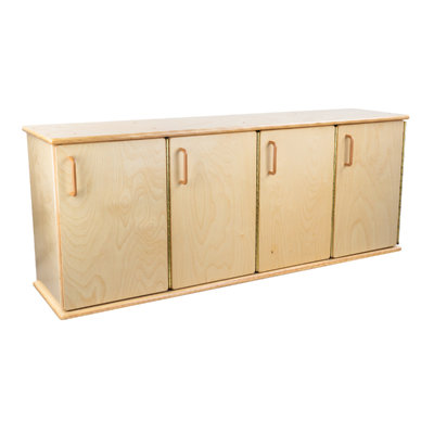 Contender Four-Section Stackable Lockers w/Doors