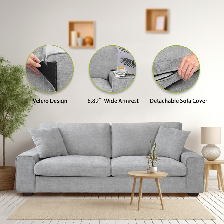 Sofa Cover With Velcro