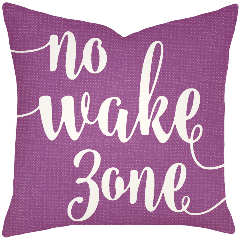 Throw Pillow, 18" H x 18" W, Purple
