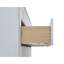 Ensemble de meuble-lavabo autoportant blanc entièrement assemblé de 36 po avec 2 poignées et plateau en marbre