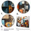 «Cityscape Bluiding Geometric Collage I», reproduction sur toile-902242301-902242297