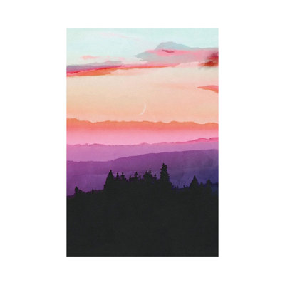 Forest Skyline by Van Credi - Wrapped Canvas Painting