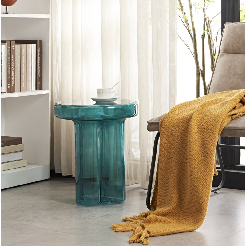 Table de bout Kober, Turquoise