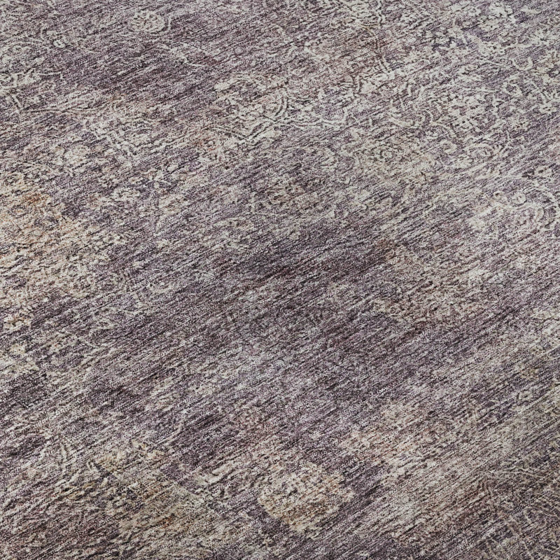 Premium Machine Washable Melvin AMF1172 Global Rug, Round 8'