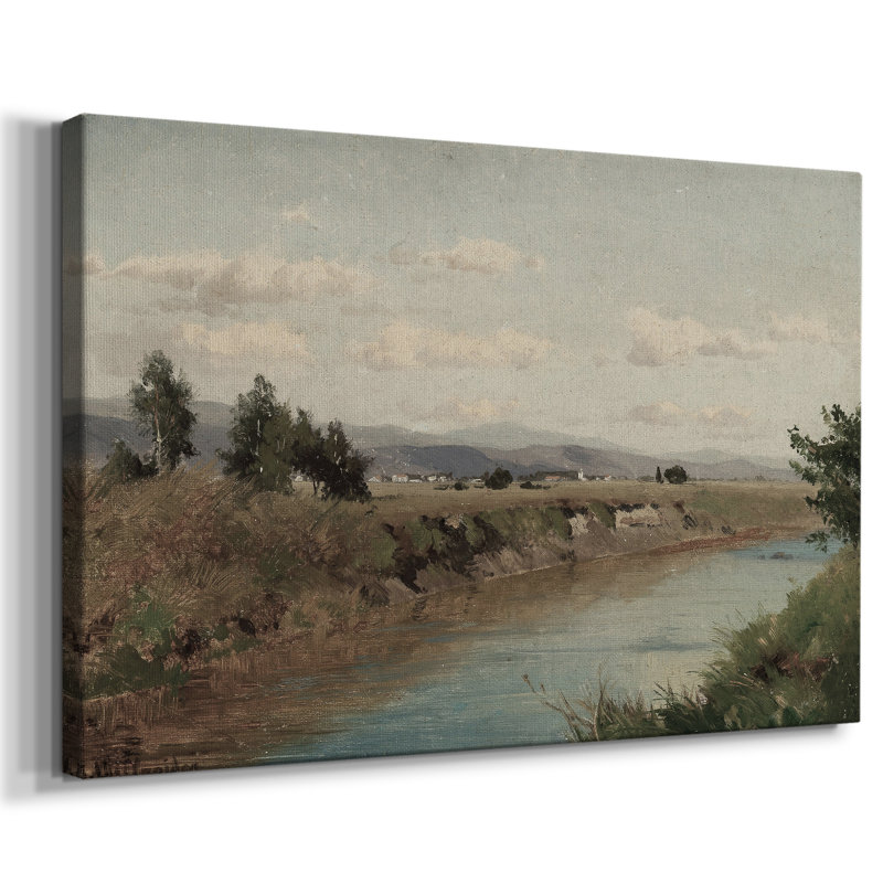 Paysages rétro-CDXC III - Cavas enveloppés de galerie, 8 x 12