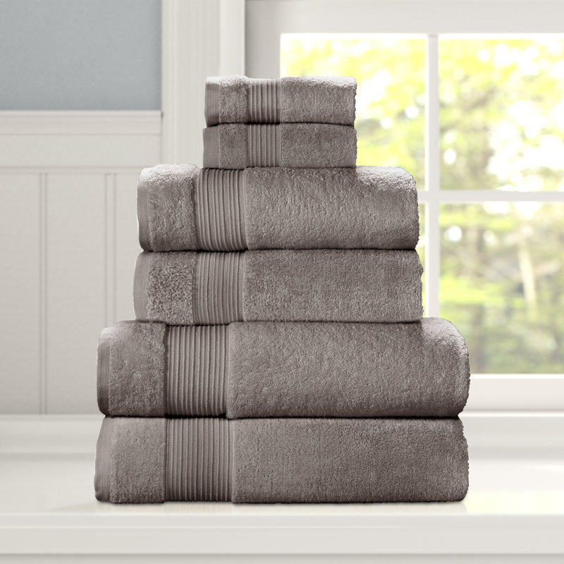 Aubergine Turkish Cotton 2-Piece Bath Towel Set