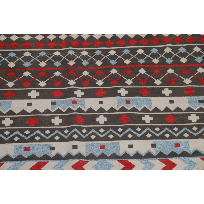 Tribal Geometric Abstract Oriental Area Rug 8x10