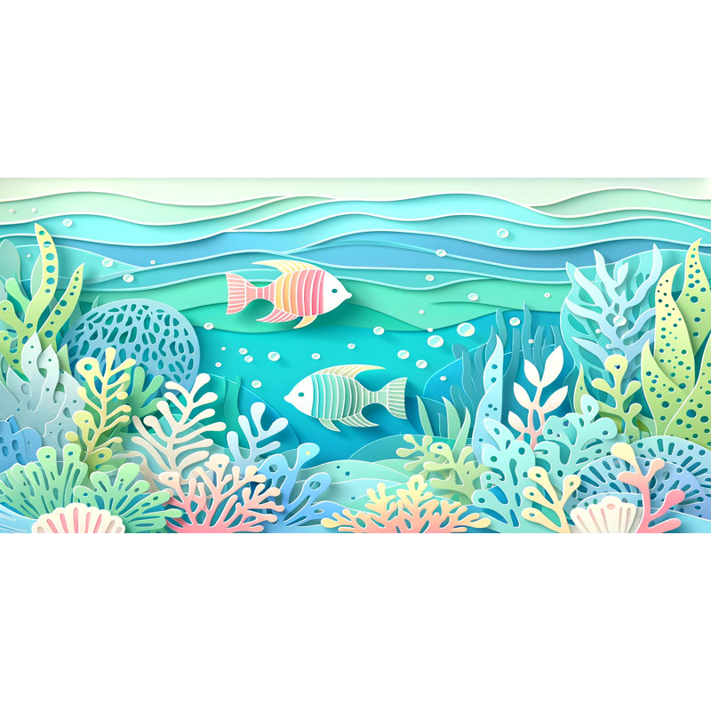 " Reef Rhythms ", 24" H x 48" W x 1.5" D