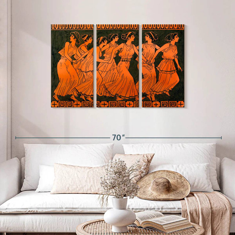 Pléiades de la mythologie grecque de Leisha, H 28 po x l 45 po