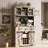 72" Farmhouse Bar Cabinet With 3 Drawer-64071004