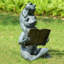 Frog Family Reading Garden Statue