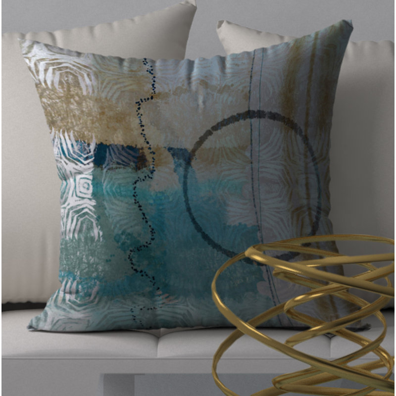 Housse de coussin carrée/insert, 18 po x 18 po