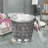 Beaded Heart Bathroom Storage Container