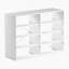 Commode 8 tiroirs avec tiroirs en tissu-464920718