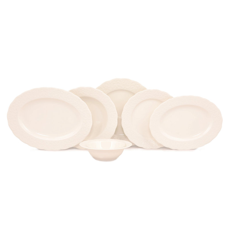 Agirta 54 Piece Dinnerware Set, Service for 6