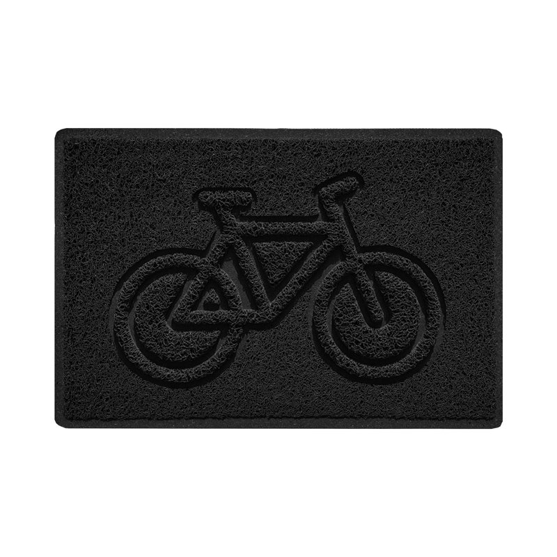 Non-Slip Indoor / Outdoor Doormat, 40cm W x 60cm L, Black