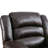 38" Wide Modern Soft Vegan Leather Manual Recliner-1835194096