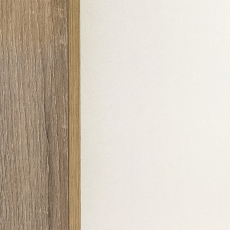 Mahit Accent Cabinet, White, Beige/White