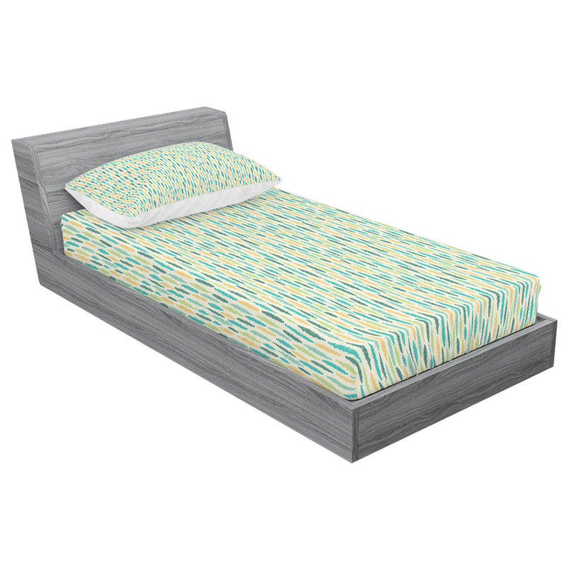 Microfiber Sheet Set, Twin Sheet Set with Fitted Sheet