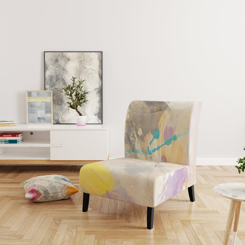 Fauteuil de chambre rembourré Spring Minimalist Confetti I - Modern