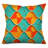 Geometric Shapes Art Microsuede Reversible Throw Pillow-97576186